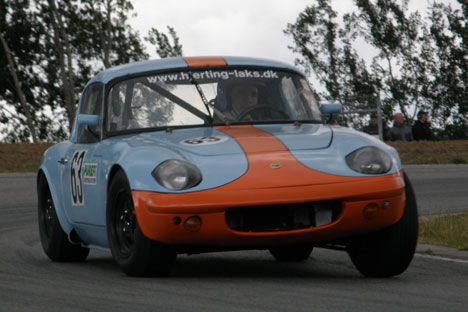 Christoph Kjærgaard i sin Lotus Elan